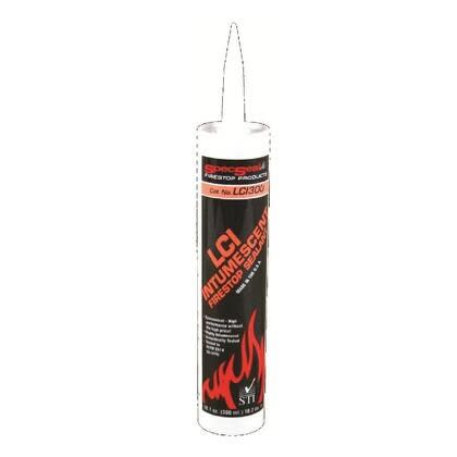 STI LCI300 Intumescent Sealant, 10.1oz Cartridge, Red