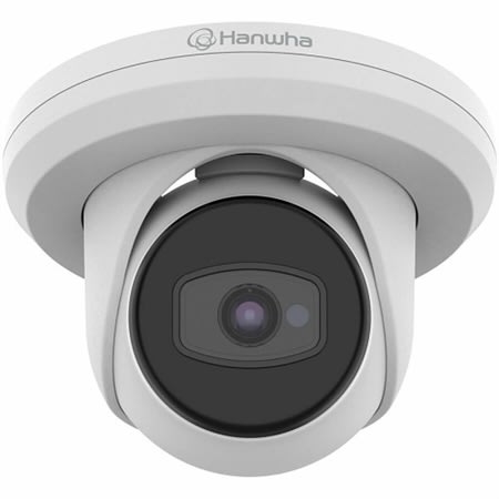 ACE-8020R Wisenet Series 5MP Turret Camera with Day and Night Sensor and IP67, IK10 Protection, 3.6mm Fixed Focal Lens, White