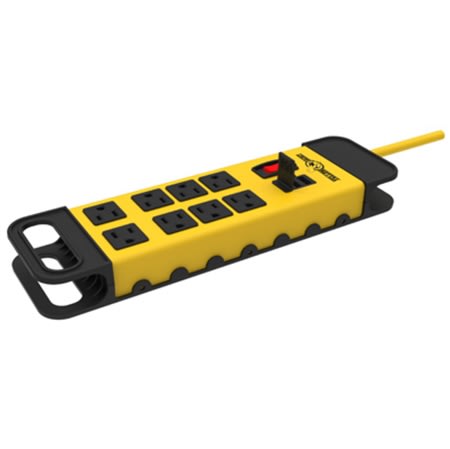 5148 8 outlet metal power block yellow