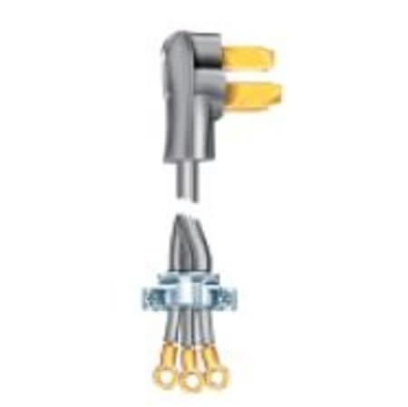 9124sw8809 dryer cord 30a 125250v 1030p 4' gray