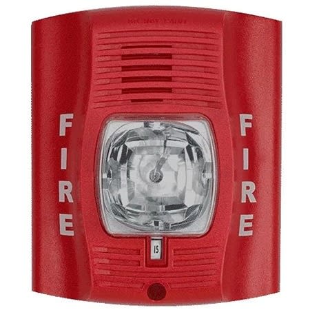 SYSTEM SENSOR HONEYWELL P2RHK 2 WIRE HORN/STROBE HI CANDELA RED OUTDOOR