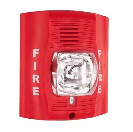 SYSTEM SENSOR HONEYWELL P2RK-R REPL 2WIRE HORN/STROBE WALL STD CANDELA RED