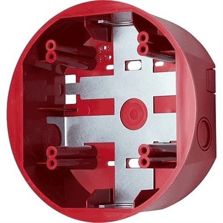 System Sensor SBBCRL CEILING SURFACE MOUNT BACKBOX RED COMPATIBLE