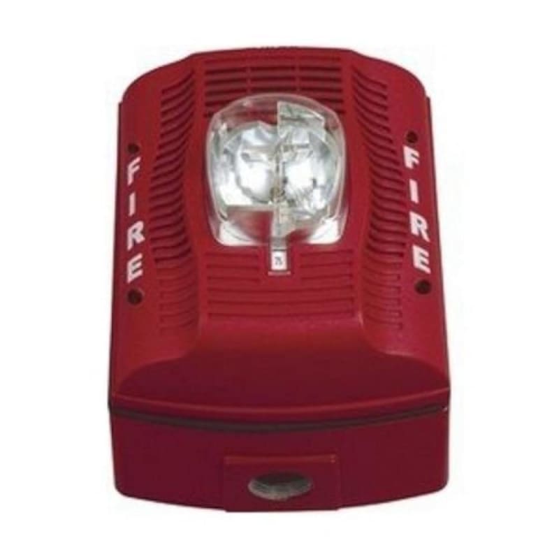 SYSTEM SENSOR HONEYWELL SPSRK WALL, OUTDOOR, RED, SELECTABLE CANDELA,SPKR/STROBE