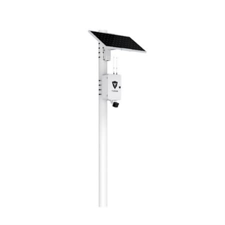 Turing Video LS-KG2-ONEM-3Y SolarShield Outdoor Solar-Powered System, Includes (1) 5MP EDGE+ Bullet Cameras and (1) 3-Year Core AI Licenses