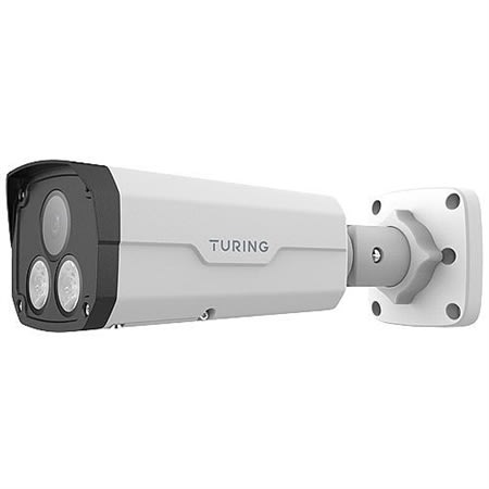 Turing Video TP-MFB5A4C SMART Series VibrantView 5MP Full Color Bullet IP Camera, 4mm Lens, White