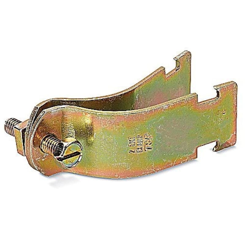 Kindorf C 105 3 Rigid Strut Strap, 3", Steel, Galv-Krom Finish