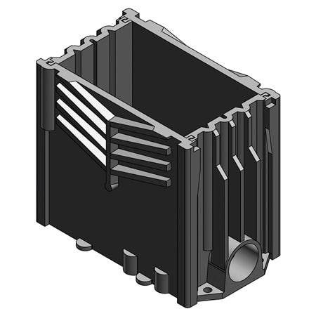 e976rfb rectangular floor box 1gang depth: 6 nonme