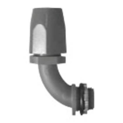 Thomas & Betts LT20E-NEW Liquidtight Connector, 90Â°, 3/4", Non-Metallic