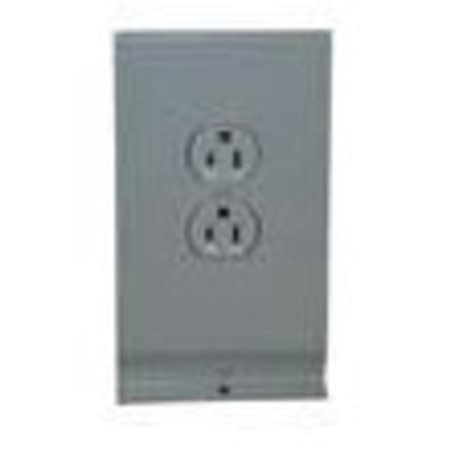 3900rec receptacleplate 120v wht