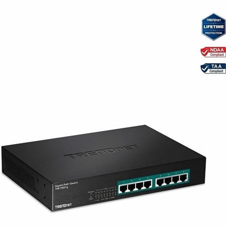 Trendnet TPE-TG81G 8-Port Gigabit GREENnet PoE+ Switch