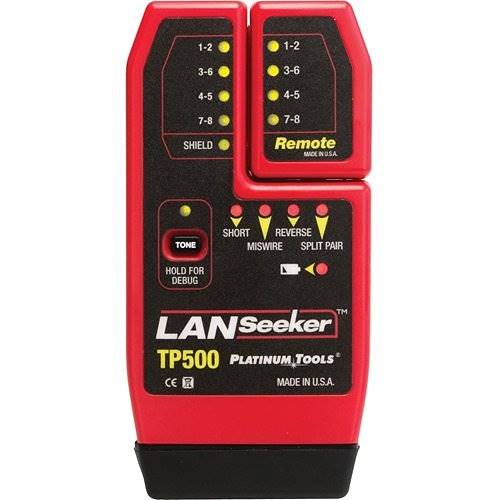 Platinum Tools TP500C LabSeeker Cable Tester Platinum Tools TP500C LabSeeker Cable Tester