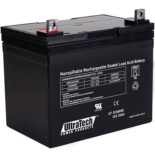 UltraTech IM-12350NB 12V, 35.0 Ah SLA Battery, NB Terminal