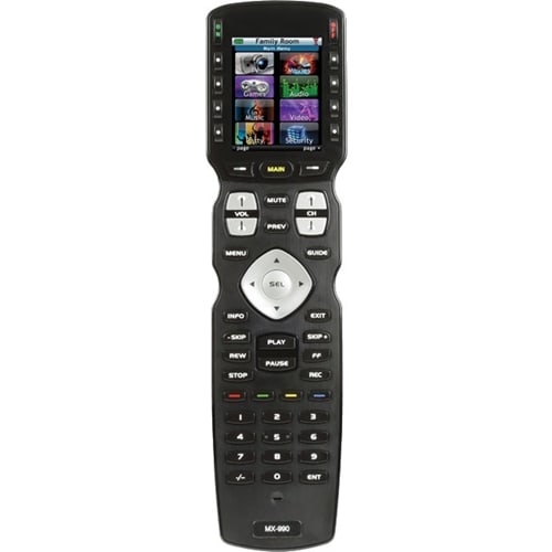 IR/RF HARD BUTTON REMOTE CONTROL WITH COLOR LCD