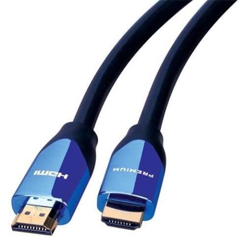 Vanco Ethernet Certified Premium High Speed HDMI Cable, Royal Blue (3-Foot)