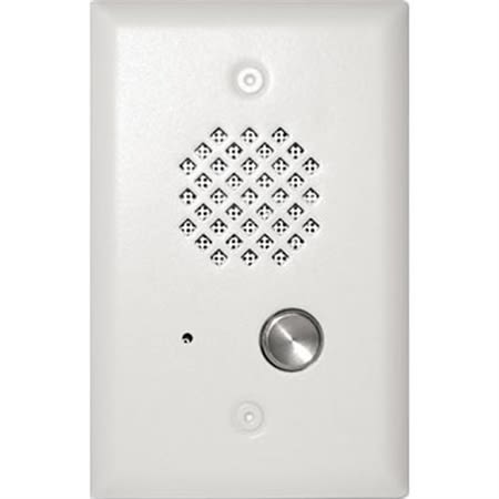Viking E-40-WH 1-Gang Entry Compact Phone, Telephone Line Powered, White