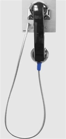 Viking K-1500-6A Compact Vandal Resistant Panel Phone, Cable Length 34" to 37", Stainless Steel