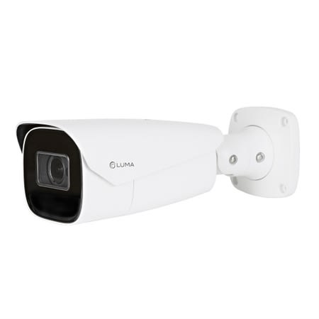 Luma LUM-820-IP-BMW 820 Series 8MP Bullet IP Outdoor Camera, 2.8-12mm Motorized Lens, White