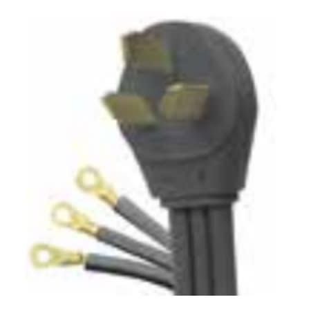 0300075 range cord kit with ring terminals 6 grey