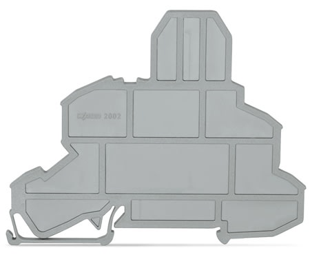 20021091 2mm feedthrough terminal block end plate