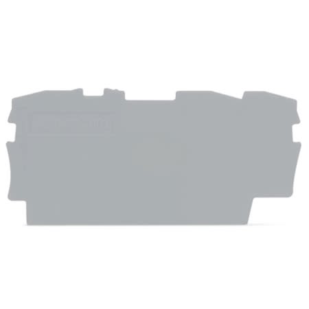 20021391 end intermediate plate gray 25pkg