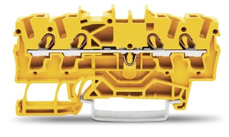 20021406 feedthrough terminal block 52 mm wide yel