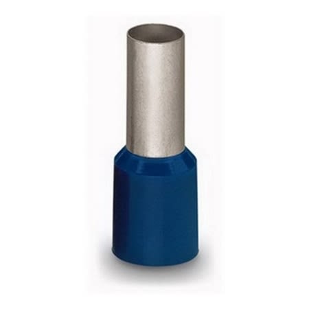 216210 6 awg single insulated wire ferrules blue s