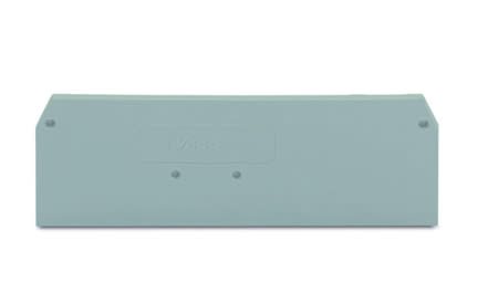 281334 endintermediate plate; 25 mm thick; gray