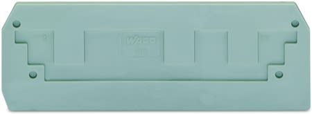 284308 end and intermediate plate 25 mm thick gray