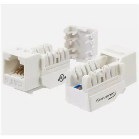 6eksjwhs category 6a keystone jack 110type white s