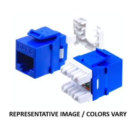 HD-6EKSJWH Cat 6 Hdj-Series Keystone Jack White Single