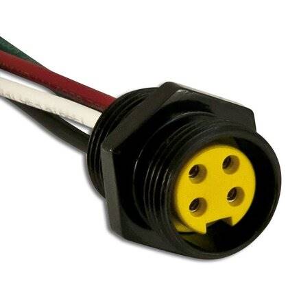 Woodhead 1R4004A20A120 Cordset, 4P, Female Receptacle, 12" Leads, 13A 600V AC/DC Woodhead 1R4004A20A120 Cordset, 4P, Female Receptacle, 12" Leads, 13A 600V AC/DC
