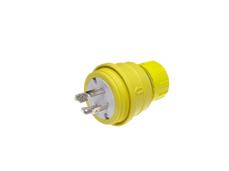 Woodhead 28W76 Locking Plug, 30A, 3PH 480V, 3P4W, Wetguard Woodhead 28W76 Locking Plug, 30A, 3PH 480V, 3P4W, Wetguard