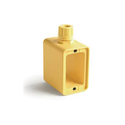 Woodhead 3099 Outlet Box, PVC, 4-3/8 In Deep, With (1) MAX-LOC Grip Woodhead 3099 Outlet Box, PVC, 4-3/8 In Deep, With (1) MAX-LOC Grip