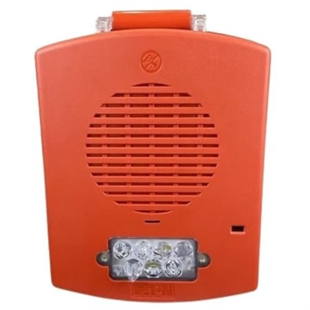 Eaton EL4XMTST-FR Eluxa NEMA 4X Multitone Strobe, Clear Lens, Red