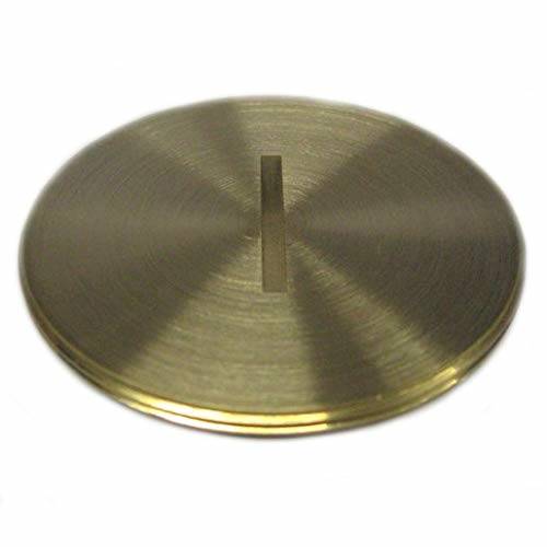 Wiremold 825A Abandon Plug, Diameter: 2-1/4", Brass