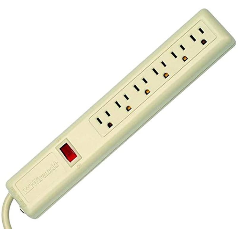 Wiremold P6-15 6-Outlet Power Strip, 15A, 125V, Grounded, 15' Wiremold P6-15 6-Outlet Power Strip, 15A, 125V, Grounded, 15'