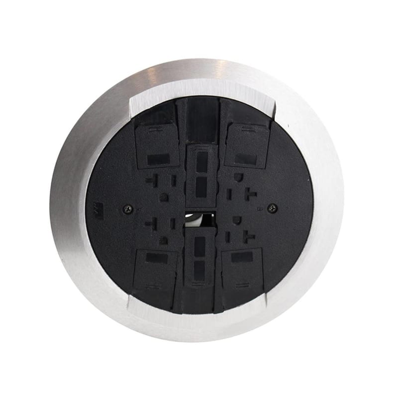 Wiremold RC4ATCAL Poke-Thru Device, Flush, Diameter: 8-1/4", Aluminum Flange