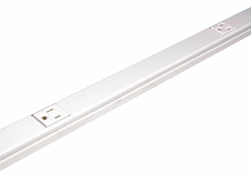 Wiremold Plugmold Outlet Strip, Steel, Ivory, 10 Outlets, 12" Centers, 6' Long Wiremold Plugmold Outlet Strip, Steel, Ivory, 10 Outlets, 12" Centers, 6' Long