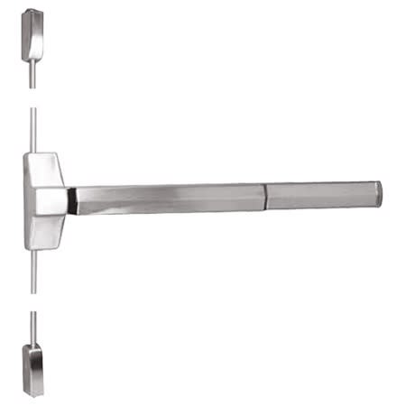 Yale 7120 Concealed Vertical Rod Exit Device 30"-36" Door 630