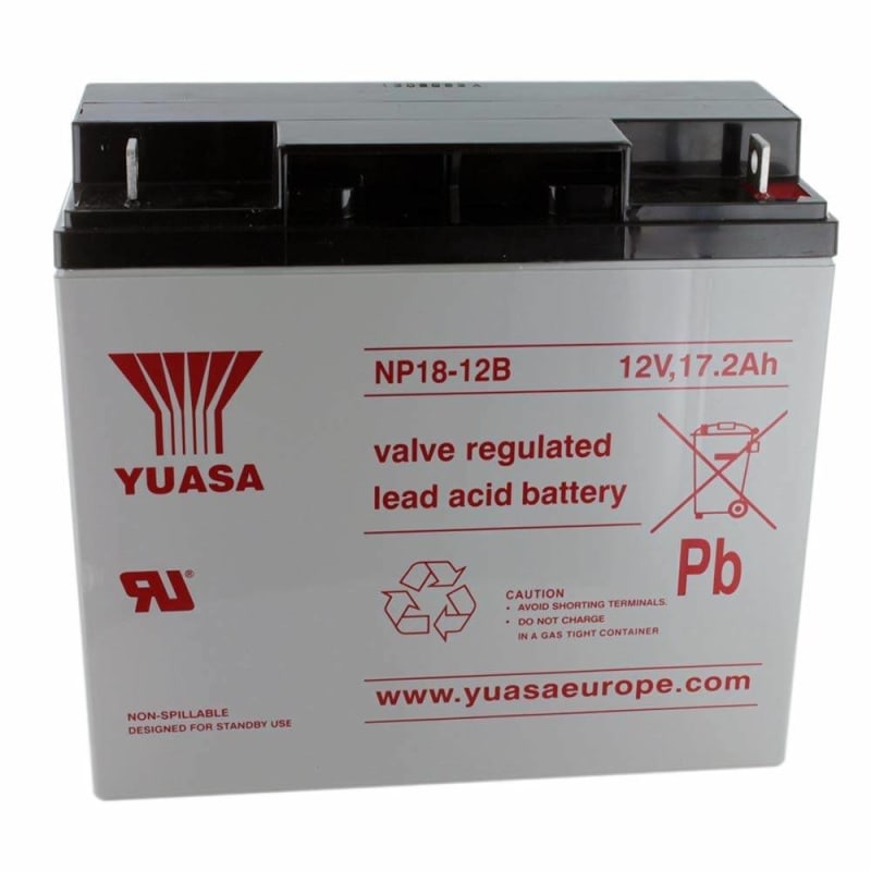 Yuasa Battery Inc 12V 17.2AH SLA BATTERY NB - UZ-NP1812B Yuasa Battery Inc 12V 17.2AH SLA BATTERY NB - UZ-NP1812B