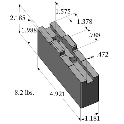 WAK-250/315 Soft Top Jaw (Set of 3)