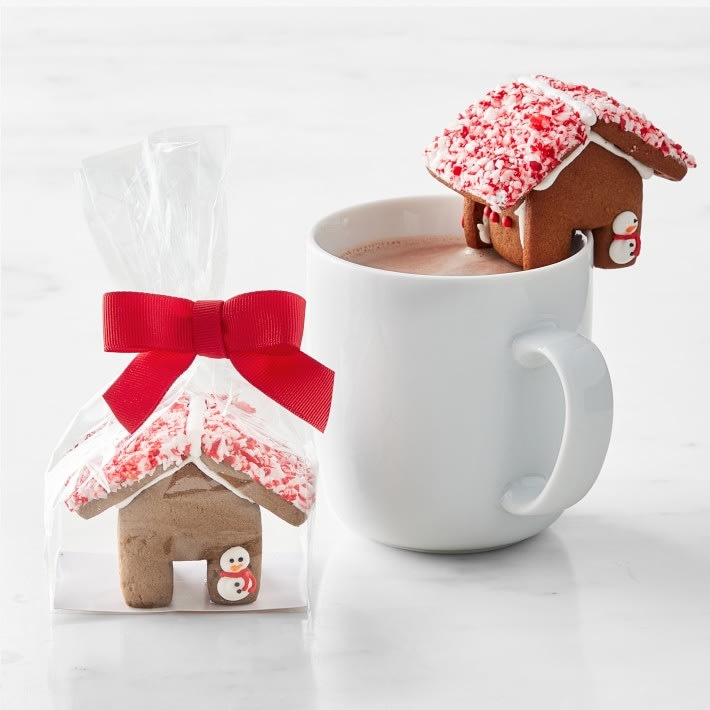 Mini Gingerbread House Mug Toppers, Recipe