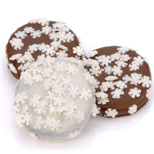 Snowflake Sprinkles Chocolate Oreo