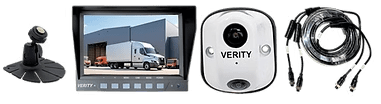 SM273F 7-inch AHD/CVBS hybrid backup camera system with dual-level camera