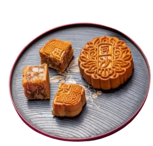 Vegan Mooncake in Red Bean Flavor â€“ Delicious Plant-Based Dessert for Moon Festival