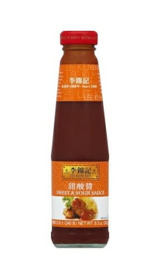 Vegan Sweet and Sour Sauce featuring a tangy and sweet plant based sauce perfect for dipping stir fries and adding flavor to your vegan meals.