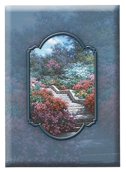 Garden steps register book by larry dyke used in funeral service operations, from lynch supply 