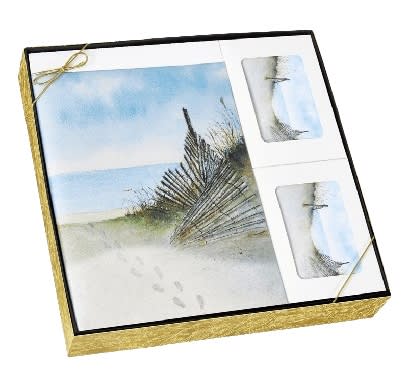 Footprints gift box set used in funeral service operations, from lynch supply 