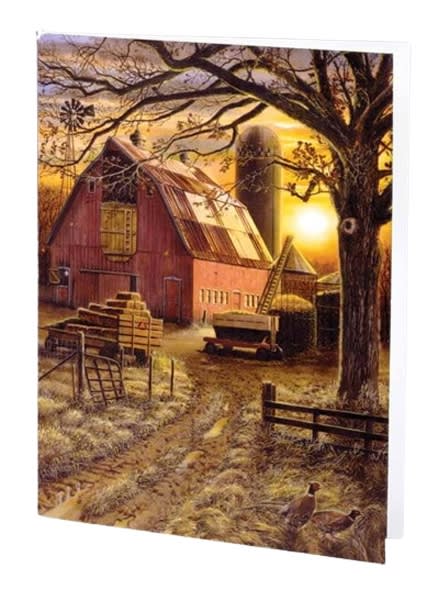 Farm harvest service folder used in funeral service operations, from lynch supply 